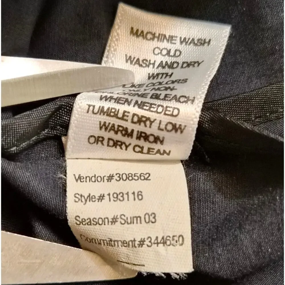 VTG Y2k Banana Republic Mens Heritage Cotton Full Zip Jacket Black L Archive